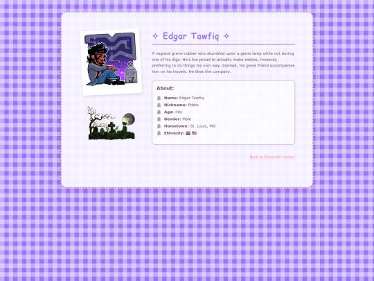 Character Locker/edgar screenshot