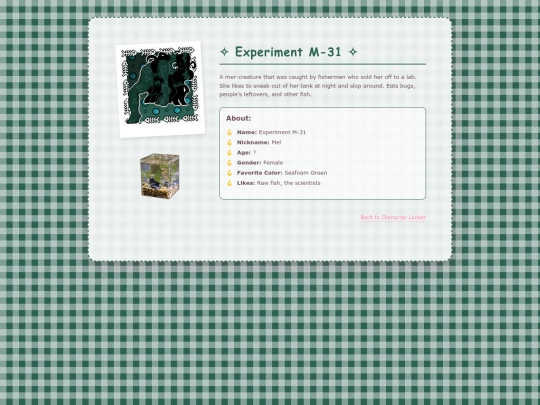 Character Locker/mel screenshot