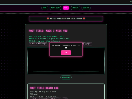 blog screenshot