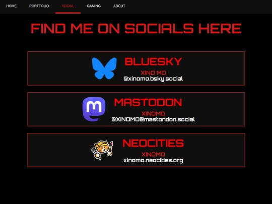Social screenshot