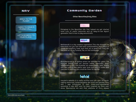 garden screenshot