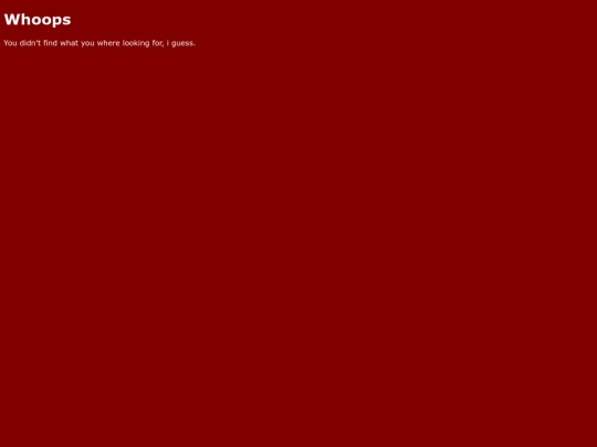 not_found screenshot