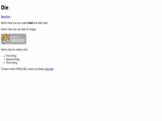 index screenshot