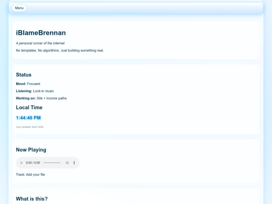 index screenshot