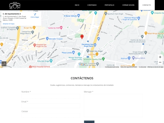 contact screenshot