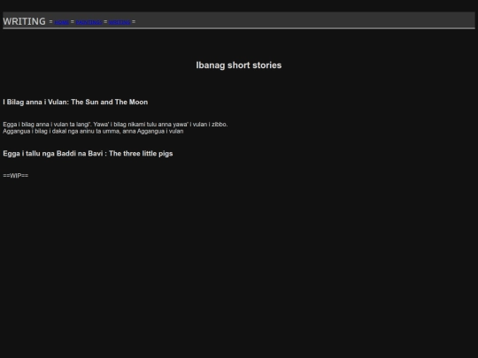 writing screenshot