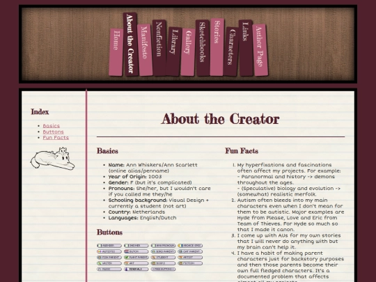 AboutTheCreator screenshot