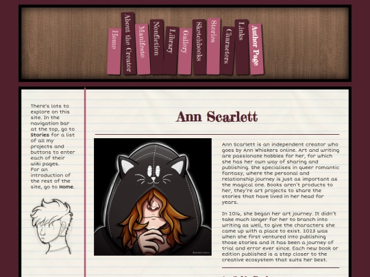 AuthorPage screenshot