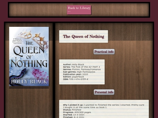 Library_Pages/QueenOfNothing screenshot