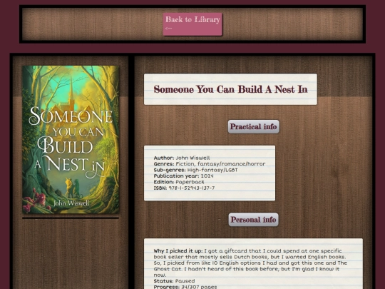 Library_Pages/SomeoneBuildANest screenshot