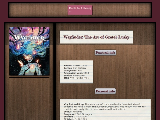 Library_Pages/Wayfinder screenshot