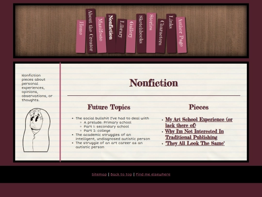 Nonfiction screenshot
