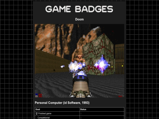 gamebadges/doom screenshot