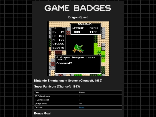 gamebadges/dragonquest screenshot