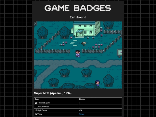 gamebadges/earthbound screenshot