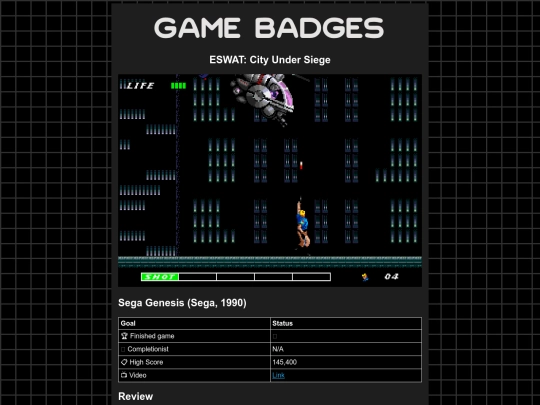 gamebadges/eswat screenshot