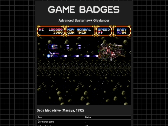 gamebadges/gleylancer screenshot