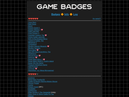 gamebadges/list-score screenshot