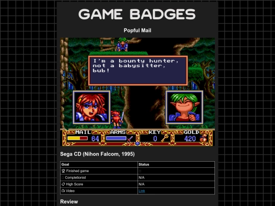 gamebadges/popfulmail screenshot