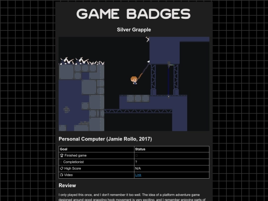 gamebadges/silvergrapple screenshot