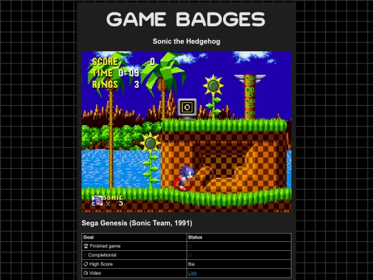 gamebadges/sonic1 screenshot