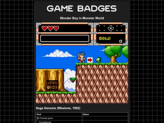 gamebadges/wbimw screenshot