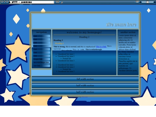 My Own Personal Galaxy/Galaxy_Homepage screenshot