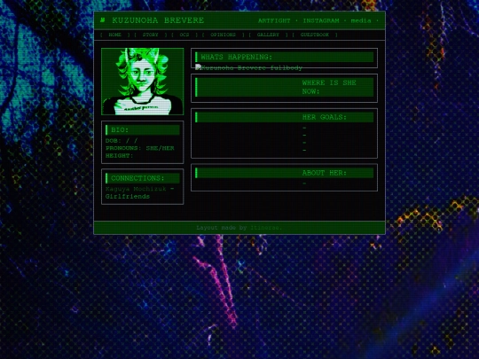 characters/KuzunohaBrevere screenshot