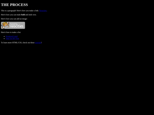 theprocess screenshot