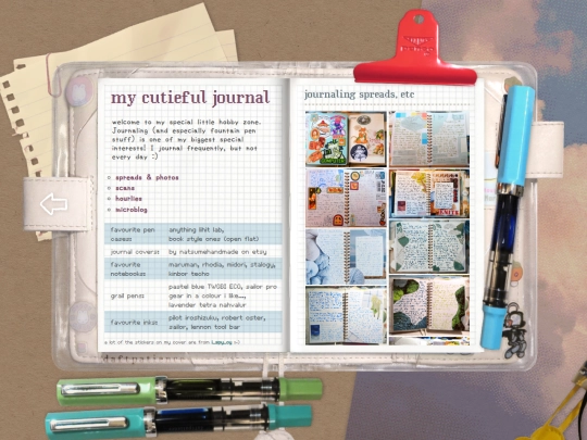 more/journal screenshot