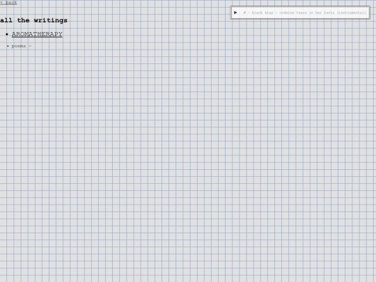 writings screenshot