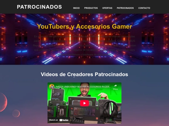 patrocinados screenshot