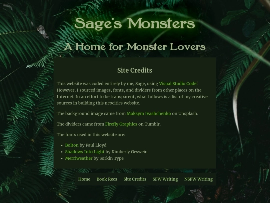 credit screenshot