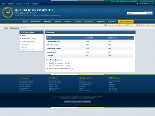 economy screenshot