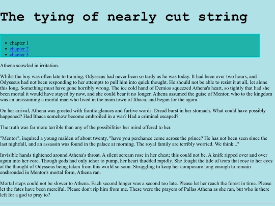 fanfic /Epic the musical/thetyingofnearlycutstring/ttoncs_ch1 screenshot