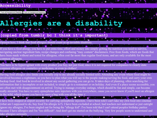 serious articles /food_allergies screenshot