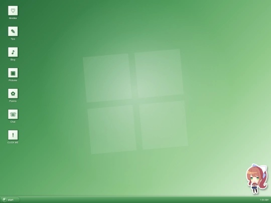 ddlc/monika screenshot