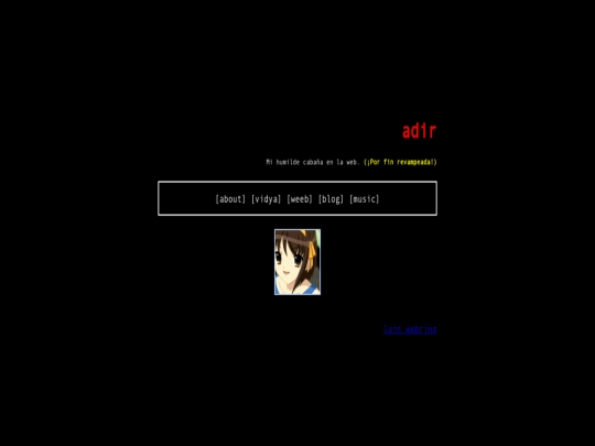 index screenshot