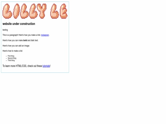 index screenshot