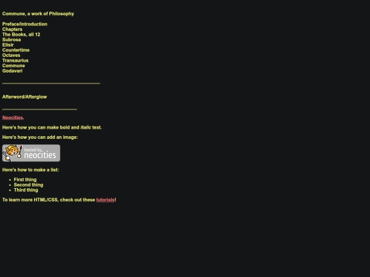index screenshot