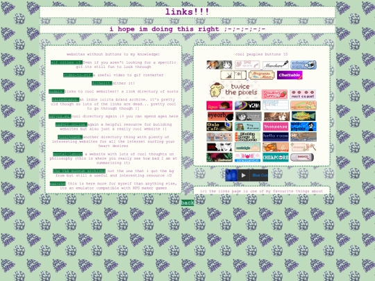 links screenshot