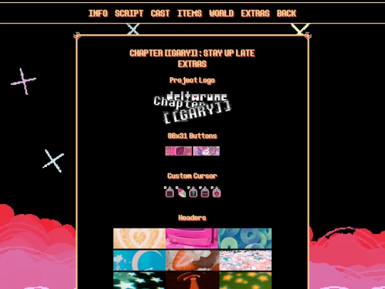 projects/chapter-gary/stay-up-late/extras screenshot