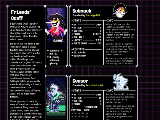 shrines/friends-ocs-deltarune screenshot