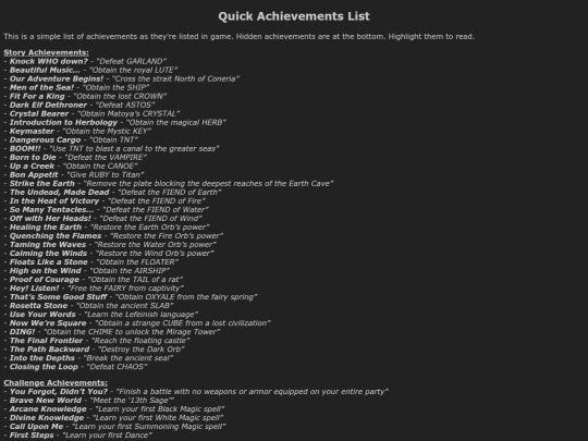 achieves2 screenshot