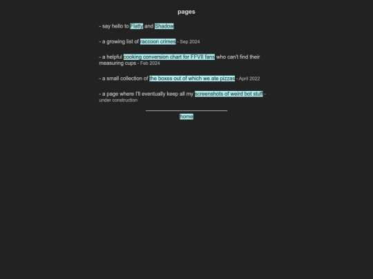 pages screenshot