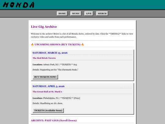 live screenshot