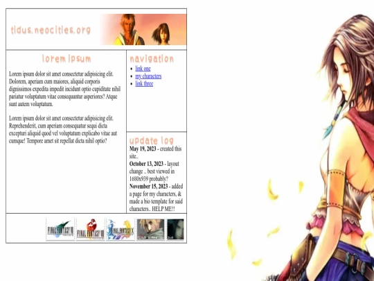 index screenshot