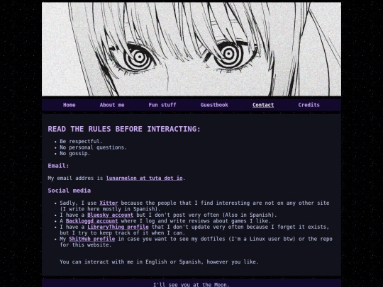 contact screenshot