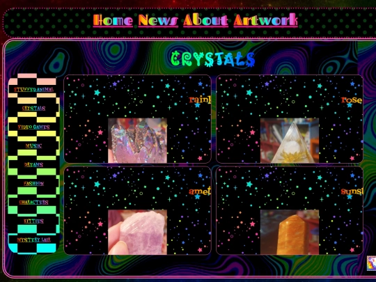 crystals screenshot