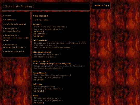links/links_software screenshot